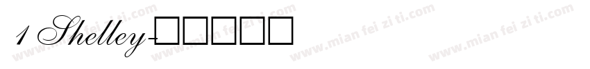1 Shelley字体转换